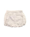 A White Bloomers from The Little White Company in size 0-3M for girl. (Back View)