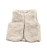 A White Dress Up Vests from The Little White Company in size 0-3M for girl. (Front View)