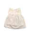 A White Short Sleeve Dresses from The Little White Company in size 3-6M for girl. (Front View)