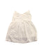 A White Short Sleeve Dresses from The Little White Company in size 3-6M for girl. (Back View)