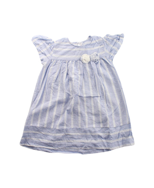 A Blue Short Sleeve Dresses from Mayoral in size 2T for girl. (Front View)