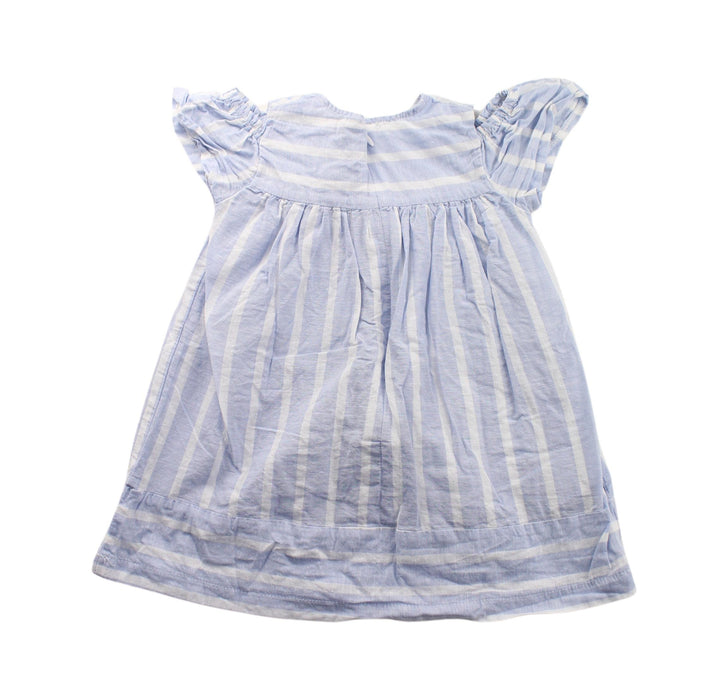 A Blue Short Sleeve Dresses from Mayoral in size 2T for girl. (Back View)