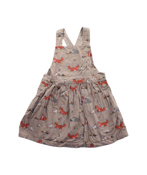 A Beige Overall Dresses from Jojo Maman Bébé in size 2T for girl. (Front View)