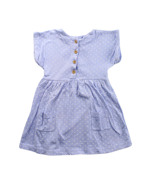 A Blue Short Sleeve Dresses from Jojo Maman Bébé in size 18-24M for girl. (Front View)