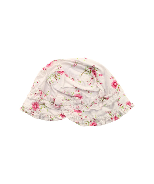 A White Sun Hats from Powell Craft in size O/S for girl. (Front View)