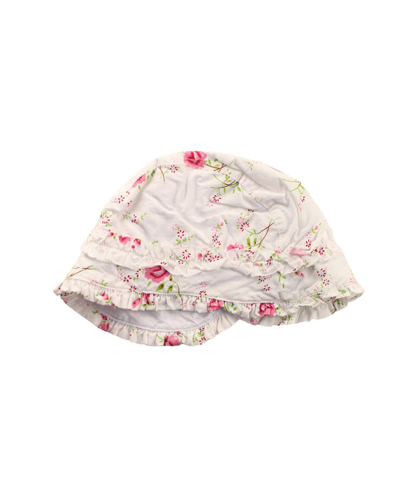 A White Sun Hats from Powell Craft in size O/S for girl. (Back View)