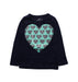 A Blue Long Sleeve T Shirts from Crewcuts in size 2T for girl. (Front View)