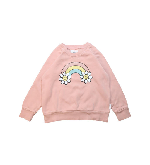 A Multicolour Crewneck Sweatshirts from Hux in size 4T for girl. (Front View)