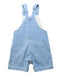 A Blue Overall Shorts from Petit Bateau in size 6-12M for boy. (Back View)