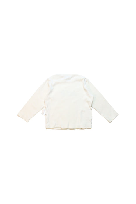 A White Long Sleeve T Shirts from Petit Bateau in size 6-12M for girl. (Back View)