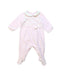 A Pink Onesies from Chicco in size 0-3M for girl. (Front View)