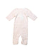 A Pink Long Sleeve Jumpsuits from Jacadi in size 0-3M for girl. (Front View)