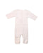 A Pink Long Sleeve Jumpsuits from Jacadi in size 0-3M for girl. (Back View)