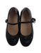 A Black Flats from Dr. Kong in size 7Y for girl. (Back View)
