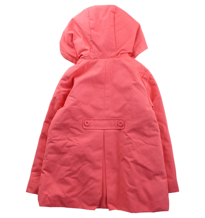 A Orange Coats from Jacadi in size 6T for girl. (Back View)