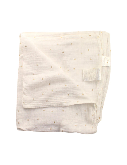 A White Swaddles from Aden & Anais in size O/S for neutral. (Back View)
