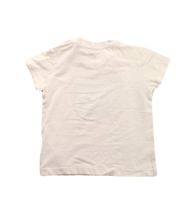 A White Short Sleeve T Shirts from Moschino in size 2T for girl. (Back View)