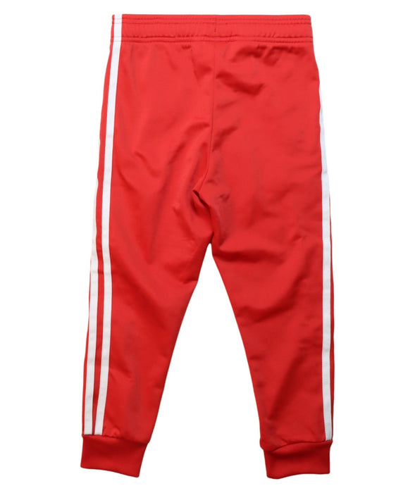 A Red Active Pants from Adidas in size 4T for neutral. (Back View)