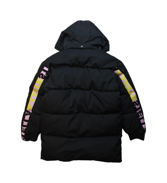 A Black Puffer/Quilted Jackets from Stella McCartney in size 8Y for girl. (Back View)