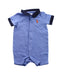 A Blue Short Sleeve Rompers from Ralph Lauren in size 3-6M for boy. (Front View)