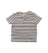A Black Short Sleeve T Shirts from Petit Bateau in size 6-12M for boy. (Back View)
