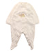 A White Onesies from Chicco in size 0-3M for girl. (Front View)