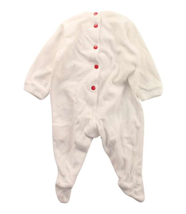 A White Onesies from Chicco in size 0-3M for girl. (Back View)