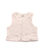 A White Dress Up Vests from Petit Bateau in size 0-3M for girl. (Front View)