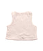 A White Dress Up Vests from Petit Bateau in size 0-3M for girl. (Back View)