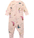 A Pink Long Sleeve Jumpsuits from Hanna Andersson in size 0-3M for girl. (Front View)