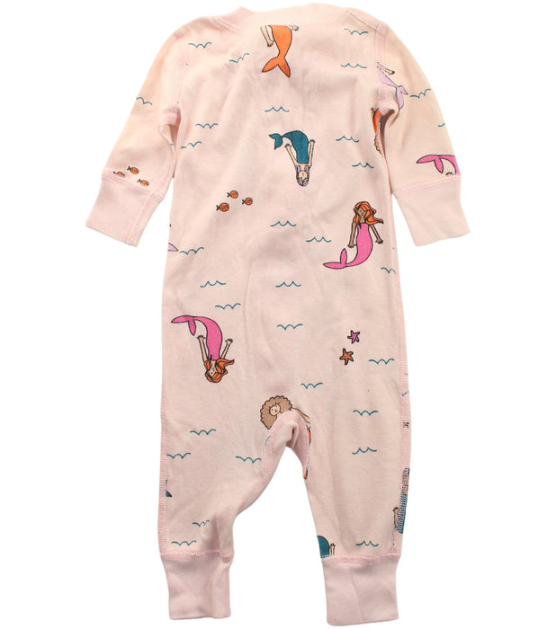 A Pink Long Sleeve Jumpsuits from Hanna Andersson in size 0-3M for girl. (Back View)