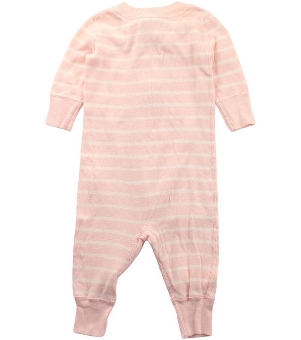 A Pink Long Sleeve Jumpsuits from Hanna Andersson in size 0-3M for girl. (Back View)