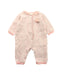 A White Long Sleeve Jumpsuits from Organic Mom in size 0-3M for girl. (Front View)