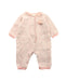 A White Long Sleeve Jumpsuits from Organic Mom in size 0-3M for girl. (Front View)