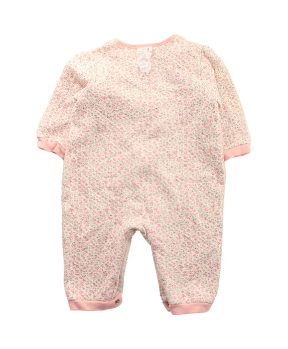 A White Long Sleeve Jumpsuits from Organic Mom in size 0-3M for girl. (Back View)