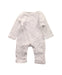 A Beige Long Sleeve Jumpsuits from The Little White Company in size Newborn for boy. (Back View)