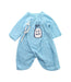 A Blue Short Sleeve Rompers from Mides in size 3-6M for boy. (Front View)