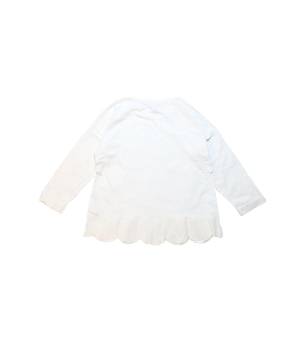 A White Long Sleeve Tops from COS in size 2T for girl. (Back View)