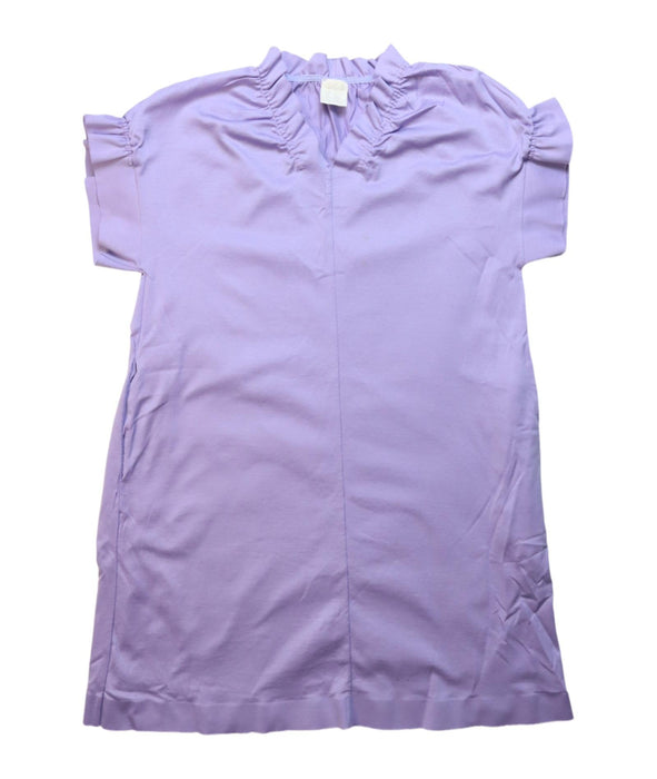 A Purple Short Sleeve Dresses from COS in size 4T for girl. (Front View)