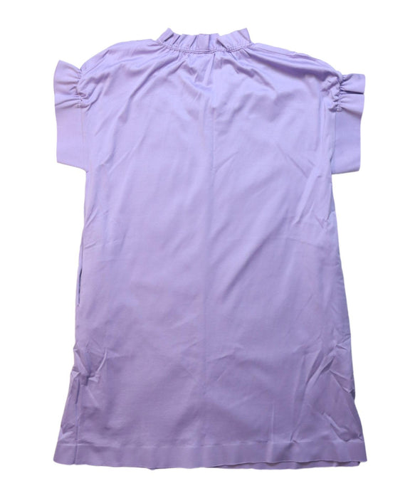 A Purple Short Sleeve Dresses from COS in size 4T for girl. (Back View)