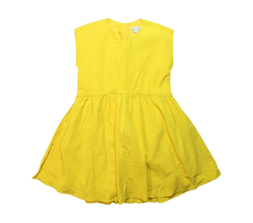 A Yellow Sleeveless Dresses from COS in size 4T for girl. (Front View)
