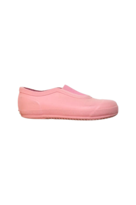 A Pink Slip Ons from Hunter in size 4T for girl. (Front View)