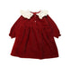A Red Long Sleeve Dresses from Aosta in size 4T for girl. (Front View)