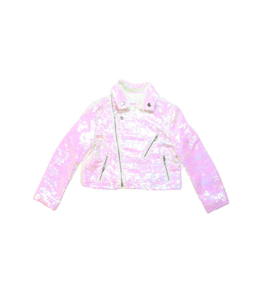 A Pink Lightweight Jackets from Seed in size 2T for girl. (Front View)