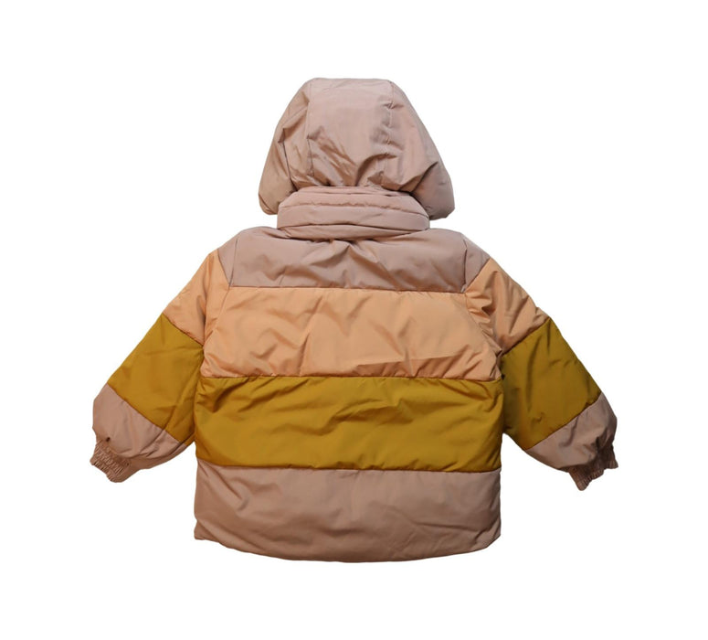 A Brown Puffer/Quilted Jackets from Liewood in size 3T for neutral. (Back View)
