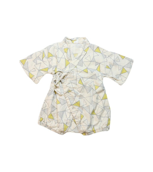 A Multicolour Short Sleeve Rompers from Naomi Wear in size 0-3M for neutral. (Front View)