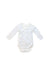 A Blue Long Sleeve Bodysuits from Petit Bateau in size 6-12M for neutral. (Front View)