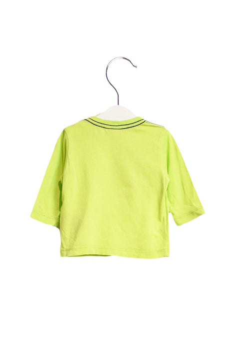 A Green Long Sleeve Tops from Diesel in size 3-6M for boy. (Back View)