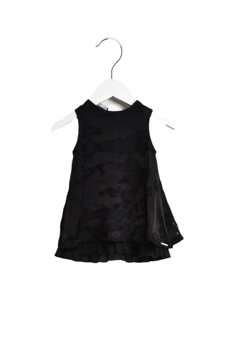 A Black Sleeveless Dresses from Diesel in size 3-6M for girl. (Front View)