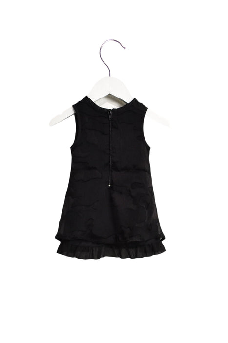 A Black Sleeveless Dresses from Diesel in size 3-6M for girl. (Back View)